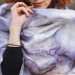 Lilac Marble Nuno Felted Shawl