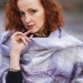 Lilac Marble Nuno Felted Shawl