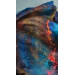 Large blue shawl