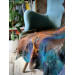 Large blue shawl