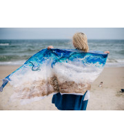 navy-style shawl