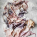 Blush Shell Nuno Felted Shawl