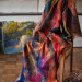Carnival Nuno Felted Shawl