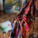 Carnival Nuno Felted Shawl