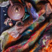 Carnival Nuno Felted Shawl
