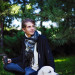 Charcoal and Snow Nuno Felted Shawl