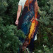 Deep Sea and Sun Nuno Felted Shawl