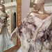 Marble Beige Nuno Felted Shawl