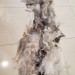 Marble Beige Nuno Felted Shawl