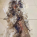 Marble Beige Nuno Felted Shawl