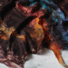 Copper & Deep Ocean Nuno Felted Shawl