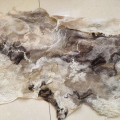 Wild Ivory Nuno Felted Shawl