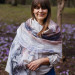 Winter Frost Nuno Felted Shawl